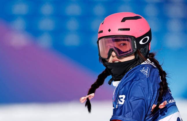 (260213) -- LIVIGNO, Feb. 13, 2026 -- Pang Chuyuan of China competes during the snowboard women s cross seeding at the Milan-Cortina 2026 Olympic Winter games, Winterspiele,Spiele, Summer games in Livigno, Italy, Feb. 13, 2026. ) (MICO2026)ITALY-LIVIGNO-OLYMPIC WINTER GAMES-SNOWBOARD-WOMEN S CROSS-SEEDING WangxPeng 