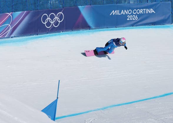 Milano Cortina 2026 - XXV Olympic Winter games, Winterspiele,Spiele, Summer games Livigno - Italy Womans s Snowboard Cross - Qualification Image Show: FRANCESIA BOIRAI Lisa ITA  Copyright: xSergioxBisi IPAxSportx xipa-agency.netx xx IPA_71425206 IPA_Agency_IPA71425206