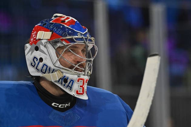 SKORVANEK Stanislav (SVK) during Men s Ice hockey, Eishockey - Italia vs Slovacchia, Olympic Winter games, Winterspiele,Spiele, Summer games Milano-Cortina 2026 in Milano, Italy, February 13 2026  Copyright: xFilippoxTomasi IPAxSportx xipa-agency.netx xx IPA_71430615 IPA_Agency_IPA71430615