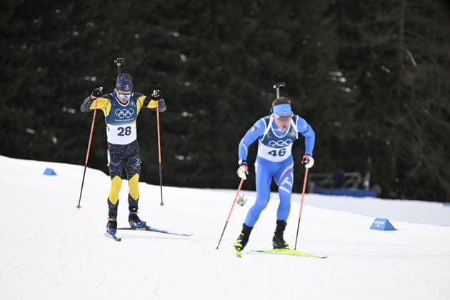 Cortina, ITALY 20260213 Jesper Nelin during the men s biathlon sprint 10km, during the Winter Olympics in Milan Cortina, Italy. *** The image is included in the SPORTS PACKAGE. For others PAYMENT IMAGE *** Cortina ITALY x10050x *** Cortina, ITALY 20260213 Jesper Nelin during the men s biathlon sprint 10km, during the Winter Olympics in Milan Cortina, Italy The image is included in the SPORTS PACKAGE For others PAYMENT IMAGE Cortina ITALY x10050x  Copyright: xPontusxLundahl TTx 2026 OLYMPICS BIATHING MEN S SPRINT