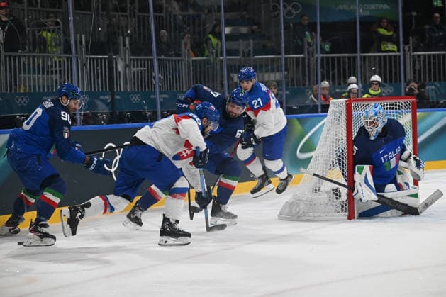 TATAR Tomas (SVK) during Men s Ice hockey, Eishockey - Italia vs Slovacchia, Olympic Winter games, Winterspiele,Spiele, Summer games Milano-Cortina 2026 in Milano, Italy, February 13 2026  Copyright: xFilippoxTomasi IPAxSportx xipa-agency.netx xx IPA_71432577 IPA_Agency_IPA71432577