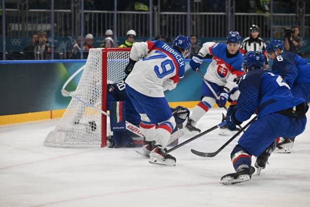 HUDACEK Libor (SVK) during Men s Ice hockey, Eishockey - Italia vs Slovacchia, Olympic Winter games, Winterspiele,Spiele, Summer games Milano-Cortina 2026 in Milano, Italy, February 13 2026  Copyright: xFilippoxTomasi IPAxSportx xipa-agency.netx xx IPA_71432580 IPA_Agency_IPA71432580