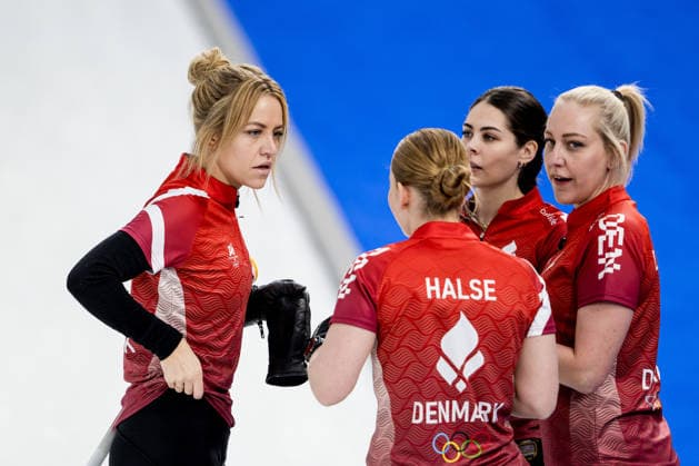 260213 Madeleine Dupont, Mathilde Halse, Jasmin Holtermann and Denise Dupont of Denmark compete in a women s round robin curling match between Denmark and Sweden during day 7 of the 2026 Winter Olympics on February 13, 2026 in Cortina. Photo: Joel Marklund BILDBYRAN kod JM JM0791 bbeng curling Olympic Games, Olympische Spiele, Olympia, OS olympics winter olympics os ol olympiska spel vinter-os olympiske leker milano cortina 2026 milan cortina 2026 milano cortina 2026 olympic games milano cortina 2026 winter olympic games milano cortina-os milano cortina-ol vinter-ol dam sverige danmark *** 260213 Madeleine Dupont, Mathilde Halse, Jasmin Holtermann and Denise Dupont of Denmark compete in a women s round robin curling match between Denmark and Sweden during day 7 of the 2026 Winter Olympics on February 13, 2026 in Cortina Photo Joel Marklund BILDBYRAN kod JM JM0791 bbeng curling olympic games olympics winter olympics os ol olympiska spel vinter os olympiske leker milano cortina 2026 milan cortina 2026 milano cortina 2026 olympic games milano cortina 2026 winter olympic games milano cortina os milano cortina ol vinter ol dam sverige danmark  Copyright: JOELxMARKLUND BB260213JM021