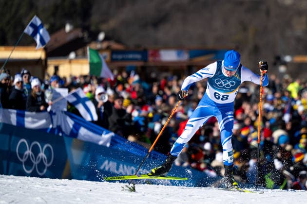 RUUSKANEN Arsi (Finnland), ITA, Olympische Spiele Milano Cortina 2026, Olympia, Langlauf 10 km Freistil, Individual Start Herren, 13.02.2026 ITA, Olympische Spiele Milano Cortina 2026, Olympia, Langlauf 10 km Freistil, Individual Start Herren, 13.02.2026 Tesero *** RUUSKANEN Arsi Finland , ITA, Olympic Games Milano Cortina 2026, Olympia, cross-country skiing 10 km freestyle, individual start men, 13 02 2026 ITA, Olympic Games Milano Cortina 2026, Olympia, cross-country skiing 10 km freestyle, individual start men, 13 02 2026 Tesero Copyright: xEibner-Pressefoto Memmlerx EP_MMR