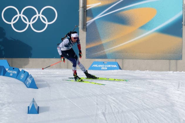 Quentin Fillon Maillet (FRA) during the Olympic Winter games, Winterspiele,Spiele, Summer games Milano-Cortina 2026, Biathlon Men s 10km Sprint on February 13, 2026 at Anterselva Biathlon Arena in Anterselva  Copyright: xLucianoxMariaxBisi IPAxSportx xipa-agency.netx xx IPA_71434649 IPA_Agency_IPA71434649