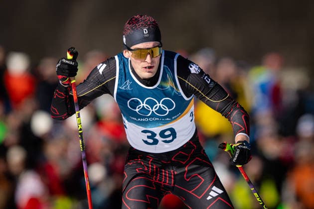 Friedrich Moch ( Deutschland ), competes in the Men s 10 km Interval Start Freestyle cross-country skiing event at the Olympic Winter games, Winterspiele,Spiele, Summer games Milano Cortina 2026 in Tesero Cross-Country Skiing Stadium, Italy, on February 13, 202 beim 10-km-Intervallstart Freistil der Männer im Skilanglauf bei den Olympischen Winterspielen Milano Cortina 2026 in Tesero Cross-Country Skiing Stadium, Italien, am 13. Februar 2026. *** Friedrich Moch Germany , competes in the Men s 10 km Interval Start Freestyle cross country skiing event at the Olympic Winter Games Milano Cortina 2026 in Tesero Cross Country Skiing Stadium, Italy, on February 13, 202 at the Men s 10 km Interval Start Freestyle cross country skiing event at the Olympic Winter Games Milano Cortina 2026 in Tesero Cross Country Skiing Stadium, Italy, on February 13, 2026 Copyright: HMBxMedia MarcxNiemeyer