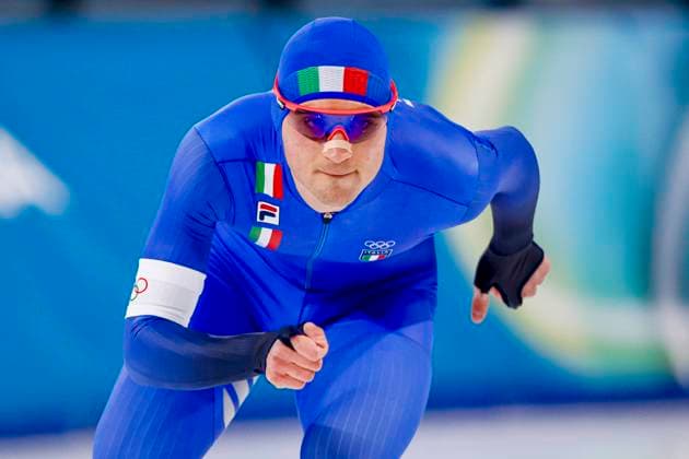 Riccardo Lorello of Italy Men s 10000m, Milano Cortina 2026 Winter Olympics: Day 7, Speed skating, Eisschnelllauf - Milano Cortina 2026 Winter Olympics: Day 7, Milano Speed Skating Stadium, February 13, 2026, Milan, Italy.