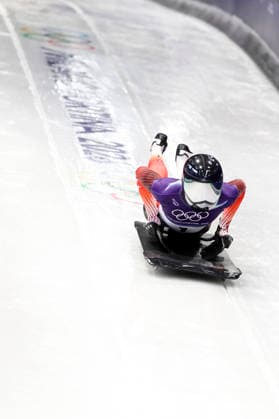 OLYMPICS - Winter Olympic Games, Olympische Spiele, Olympia, OS Milano Cortina 2026 CORTINA D AMPEZZO,ITALY,13.FEB.26 - OLYMPICS, SKELETON - Winter Olympic Games Milano Cortina 2026, heat 1 and 2, women. Image shows Janine Flock (AUT).  GEPAxpictures xMaticxKlansek