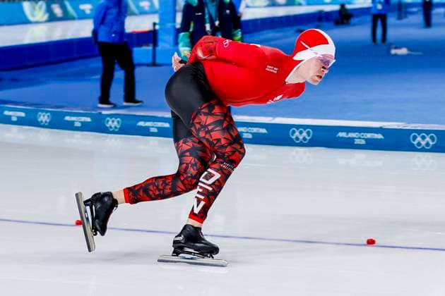 Viktor Hald Thorup of Denmark Men s 10000m, Milano Cortina 2026 Winter Olympics: Day 7, Speed skating, Eisschnelllauf - Milano Cortina 2026 Winter Olympics: Day 7, Milano Speed Skating Stadium, February 13, 2026, Milan, Italy.