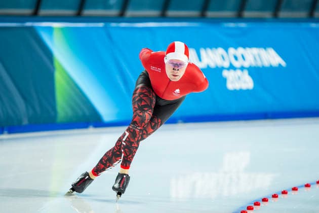 2026-02-13 - Milano Cortina 2026 Winter Olympics 10000m Men MILAN, ITALY - FEBRUARY 13: Viktor Hald Thorup of Denmark during the 10000m Men on the Milano Cortina 2026 Winter Olympics at the Milano Speed skating, Eisschnelllauf Arena on February 13, 2026 in Milan, Italy Milan Milano Speed Skating Arena Italy Content not available for redistribution in The Netherlands directly or indirectly through any third parties. Copyright: xAndrexWeeningx