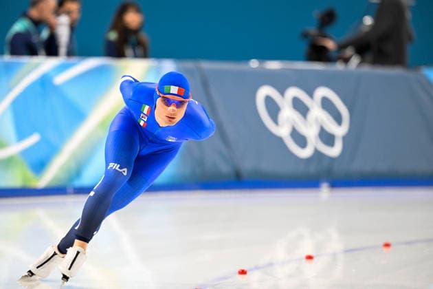 Winter Olympics - Speed skating, Eisschnelllauf Men’s 10000 Riccardo Lorello of Team Italy during the Speed Skating Men s 10000m on day seven of the Milano Cortina 2026 Winter Olympic Games, Olympische Spiele, Olympia, OS at Milano Speed Skating Stadium on February 13, 2026 in Milan, Italy. Photo by JMP ABACAPRESS.COM Milan Italy  Copyright: xJMP ABACAx