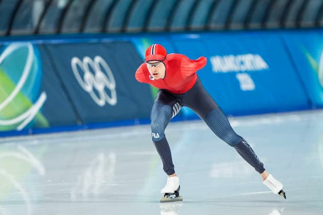 2026-02-13 - Milano Cortina 2026 Winter Olympics 10000m Men MILAN, ITALY - FEBRUARY 13: Sigurd Henriksen of Norway during the 10000m Men on the Milano Cortina 2026 Winter Olympics at the Milano Speed skating, Eisschnelllauf Arena on February 13, 2026 in Milan, Italy Milan Milano Speed Skating Arena Italy Content not available for redistribution in The Netherlands directly or indirectly through any third parties. Copyright: xAndrexWeeningx