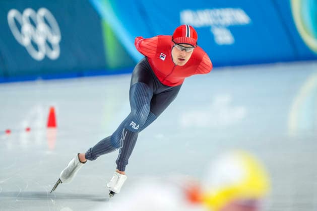 2026-02-13 - Milano Cortina 2026 Winter Olympics 10000m Men MILAN, ITALY - FEBRUARY 13: Sigurd Henriksen of Norway during the 10000m Men on the Milano Cortina 2026 Winter Olympics at the Milano Speed skating, Eisschnelllauf Arena on February 13, 2026 in Milan, Italy Milan Milano Speed Skating Arena Italy Content not available for redistribution in The Netherlands directly or indirectly through any third parties. Copyright: xAndrexWeeningx