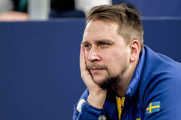 260213 Head coach Fredrik Lindberg of Sweden at a women s round robin curling match between Denmark and Sweden during day 7 of the 2026 Winter Olympics on February 13, 2026 in Cortina. Photo: Joel Marklund BILDBYRAN kod JM JM0791 bbeng curling Olympic Games, Olympische Spiele, Olympia, OS olympics winter olympics os ol olympiska spel vinter-os olympiske leker milano cortina 2026 milan cortina 2026 milano cortina 2026 olympic games milano cortina 2026 winter olympic games milano cortina-os milano cortina-ol vinter-ol dam sverige danmark *** 260213 Head coach Fredrik Lindberg of Sweden at a women s round robin curling match between Denmark and Sweden during day 7 of the 2026 Winter Olympics on February 13, 2026 in Cortina Photo Joel Marklund BILDBYRAN kod JM JM0791 bbeng curling olympic games olympics winter olympics os ol olympiska spel vinter os olympiske leker milano cortina 2026 milan cortina 2026 milano cortina 2026 olympic games milano cortina 2026 winter olympic games milano cortina os milano cortina ol vinter ol dam sverige danmark  Copyright: JOELxMARKLUND BB260213JM067