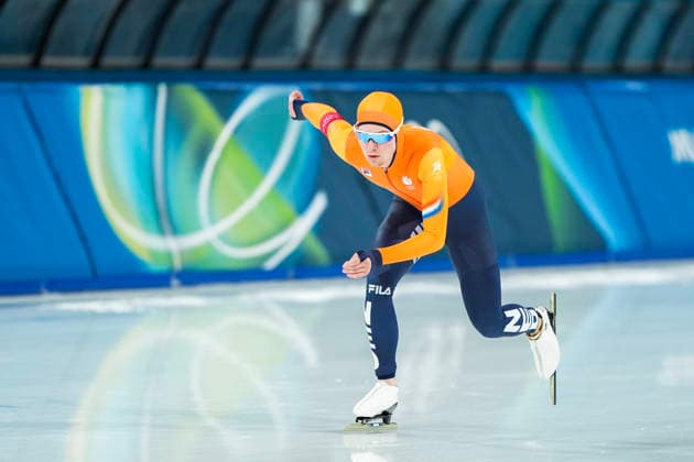 2026-02-13 - Milano Cortina 2026 Winter Olympics 10000m Men MILAN, ITALY - FEBRUARY 13: Stijn Van De Bunt of Netherlands during the 10000m Men on the Milano Cortina 2026 Winter Olympics at the Milano Speed skating, Eisschnelllauf Arena on February 13, 2026 in Milan, Italy Milan Milano Speed Skating Arena Italy Content not available for redistribution in The Netherlands directly or indirectly through any third parties. Copyright: xAndrexWeeningx