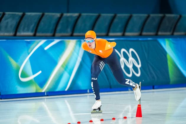 2026-02-13 - Milano Cortina 2026 Winter Olympics 10000m Men MILAN, ITALY - FEBRUARY 13: Stijn Van De Bunt of Netherlands during the 10000m Men on the Milano Cortina 2026 Winter Olympics at the Milano Speed skating, Eisschnelllauf Arena on February 13, 2026 in Milan, Italy Milan Milano Speed Skating Arena Italy Content not available for redistribution in The Netherlands directly or indirectly through any third parties. Copyright: xAndrexWeeningx