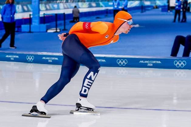 Stijn Van De Bunt of the Netherlands Men s 10000m, Milano Cortina 2026 Winter Olympics: Day 7, Speed skating, Eisschnelllauf - Milano Cortina 2026 Winter Olympics: Day 7, Milano Speed Skating Stadium, February 13, 2026, Milan, Italy.