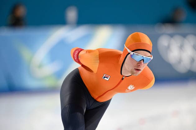 Winter Olympics - Speed skating, Eisschnelllauf Men’s 10000 Stijn van de Bunt of Team Netherlands during the Speed Skating Men s 10000m on day seven of the Milano Cortina 2026 Winter Olympic Games, Olympische Spiele, Olympia, OS at Milano Speed Skating Stadium on February 13, 2026 in Milan, Italy. Photo by JMP ABACAPRESS.COM Milan Italy  Copyright: xJMP ABACAx