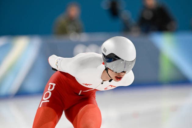 Winter Olympics - Speed skating, Eisschnelllauf Men’s 10000 Poland s Vladimir Semirunniy during the Speed Skating Men s 10000m on day seven of the Milano Cortina 2026 Winter Olympic Games, Olympische Spiele, Olympia, OS at Milano Speed Skating Stadium on February 13, 2026 in Milan, Italy. Photo by JMP ABACAPRESS.COM Milan Italy  Copyright: xJMP ABACAx