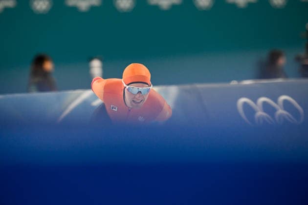 Winter Olympics - Speed skating, Eisschnelllauf Men’s 10000 Stijn van de Bunt of Team Netherlands during the Speed Skating Men s 10000m on day seven of the Milano Cortina 2026 Winter Olympic Games, Olympische Spiele, Olympia, OS at Milano Speed Skating Stadium on February 13, 2026 in Milan, Italy. Photo by JMP ABACAPRESS.COM Milan Italy  Copyright: xJMP ABACAx