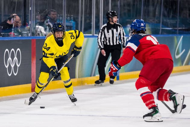 260213 Mira Hallin of Sweden in the women s Ice hockey, Eishockey quarter final between Sweden and Czech Republic during day 7 of the 2026 Winter Olympics on February 13, 2026 in Milan. Photo: Emma Wallskog BILDBYRAN kod EW EW0632 ishockey ice hockey Olympic Games, Olympische Spiele, Olympia, OS olympics winter olympics os ol olympiska spel vinter-os olympiske leker milano cortina 2026 milan cortina 2026 milano cortina 2026 olympic games milano cortina 2026 winter olympic games milano cortina-os milano cortina-ol vinter-ol 7 bbeng sverige sweden dam tjeckien czech republic quarter final kvartsfinal *** 260213 Mira Hallin of Sweden in the women s ice hockey quarter final between Sweden and Czech Republic during day 7 of the 2026 Winter Olympics on February 13, 2026 in Milan Photo Emma Wallskog BILDBYRAN kod EW EW0632 ishockey ice hockey olympic games olympics winter olympics os ol olympiska spel vinter os olympiske leker milano cortina 2026 milan cortina 2026 milano cortina 2026 olympic games milano cortina 2026 winter olympic games milano cortina os milano cortina ol vinter ol 7 bbeng sverige sweden dam tjeckien czech republic quarter final kvartsfinal  Copyright: EMMAxWALLSKOG BB260213EW096