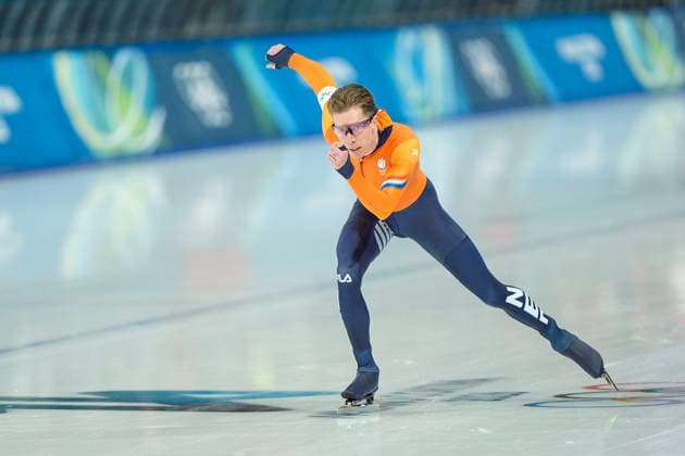 2026-02-13 - Milano Cortina 2026 Winter Olympics 10000m Men MILAN, ITALY - FEBRUARY 13: Jorrit Bergsma of Netherlands during the 10000m Men on the Milano Cortina 2026 Winter Olympics at the Milano Speed skating, Eisschnelllauf Arena on February 13, 2026 in Milan, Italy Milan Milano Speed Skating Arena Italy Content not available for redistribution in The Netherlands directly or indirectly through any third parties. Copyright: xAndrexWeeningx