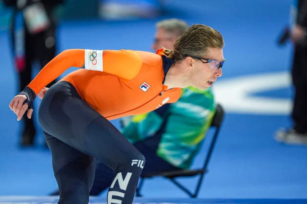 2026-02-13 - Milano Cortina 2026 Winter Olympics 10000m Men MILAN, ITALY - FEBRUARY 13: Jorrit Bergsma of Netherlands during the 10000m Men on the Milano Cortina 2026 Winter Olympics at the Milano Speed skating, Eisschnelllauf Arena on February 13, 2026 in Milan, Italy Milan Milano Speed Skating Arena Italy Content not available for redistribution in The Netherlands directly or indirectly through any third parties. Copyright: xAndrexWeeningx
