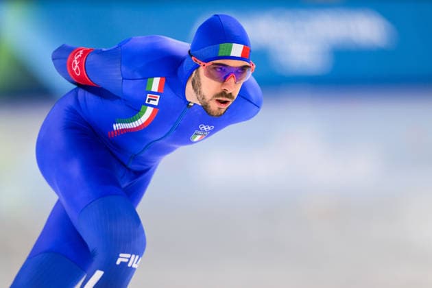 260213 Davide Ghiotto of Italy competes in men s 10000m Speed skating, Eisschnelllauf during day 7 of the 2026 Winter Olympics on February 13, 2026 in Milan. Photo: Carl Sandin BILDBYRAN kod CS CS0876 skridskor speed skating Olympic Games, Olympische Spiele, Olympia, OS olympics winter olympics os ol olympiska spel vinter-os olympiske leker milano cortina 2026 milan cortina 2026 milano cortina 2026 olympic games milano cortina 2026 winter olympic games milano cortina-os milano cortina-ol vinter-ol 7 bbeng *** 260213 Davide Ghiotto of Italy competes in men s 10000m speed skating during day 7 of the 2026 Winter Olympics on February 13, 2026 in Milan Photo Carl Sandin BILDBYRAN code CS CS0876 skates speed skating olympic games olympics winter olympics os ol olympiska spel winter os olympiske leker milano cortina 2026 milan cortina 2026 milano cortina 2026 olympic games milano cortina 2026 winter olympic games milano cortina os milano cortina ol winter ol 7 bbeng  Copyright: CARLxSANDIN BB260213CS138