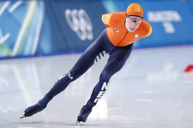 MILAN , 13-02-2026 , Milano Speed skating, Eisschnelllauf Stadium , Olympic Winter games, Winterspiele,Spiele, Summer games 2026 - Speed Skating 10000m men, Picture shows Jorrit Bergsma Olympic Winter Games 2026 - Speed Skating 10000m men  x201559488x Copyright: