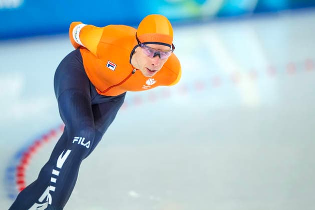2026-02-13 - Milano Cortina 2026 Winter Olympics 10000m Men MILAN, ITALY - FEBRUARY 13: Jorrit Bergsma of Netherlands during the 10000m Men on the Milano Cortina 2026 Winter Olympics at the Milano Speed skating, Eisschnelllauf Arena on February 13, 2026 in Milan, Italy Milan Milano Speed Skating Arena Italy Content not available for redistribution in The Netherlands directly or indirectly through any third parties. Copyright: xAndrexWeeningx