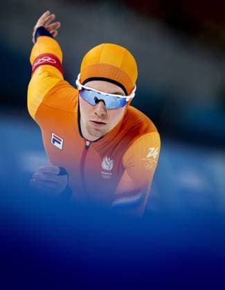 MILAN - Stijn van de Bunt during the 10,000 meters of long track Speed skating, Eisschnelllauf at the Milan Speed Skating Stadium at the Milan Winter Olympics. SEM VAN DER WAL ANP xVIxANPxSportx xxANPxIVx 550581296 originalFilename: 550581296.jpg