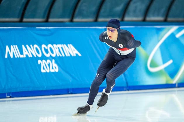 2026-02-13 - Milano Cortina 2026 Winter Olympics 10000m Men MILAN, ITALY - FEBRUARY 13: Metodej Jilek of Czechia during the 10000m Men on the Milano Cortina 2026 Winter Olympics at the Milano Speed skating, Eisschnelllauf Arena on February 13, 2026 in Milan, Italy Milan Milano Speed Skating Arena Italy Content not available for redistribution in The Netherlands directly or indirectly through any third parties. Copyright: xAndrexWeeningx