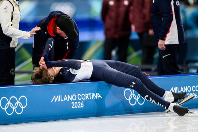 260213 Metodej Jilek of Czech Republic after competing in men s 10000m Speed skating, Eisschnelllauf during day 7 of the 2026 Winter Olympics on February 13, 2026 in Milan. Photo: Carl Sandin BILDBYRAN kod CS CS0876 skridskor speed skating Olympic Games, Olympische Spiele, Olympia, OS olympics winter olympics os ol olympiska spel vinter-os olympiske leker milano cortina 2026 milan cortina 2026 milano cortina 2026 olympic games milano cortina 2026 winter olympic games milano cortina-os milano cortina-ol vinter-ol 7 bbeng *** 260213 Metodej Jilek of Czech Republic after competing in men s 10000m speed skating during day 7 of the 2026 Winter Olympics on February 13, 2026 in Milan Photo Carl Sandin BILDBYRAN code CS CS0876 skates speed skating olympic games olympics winter olympics os ol olympiska spel vinter os olympiske leker milano cortina 2026 milan cortina 2026 milano cortina 2026 olympic games milano cortina 2026 winter olympic games milano cortina os milano cortina ol vinter ol 7 bbeng  Copyright: CARLxSANDIN BB260213CS154