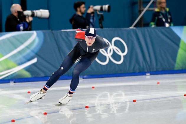 Winter Olympics - Speed skating, Eisschnelllauf Men’s 10000 Timothy Loubineaud of Team France during the Speed Skating Men s 10000m on day seven of the Milano Cortina 2026 Winter Olympic Games, Olympische Spiele, Olympia, OS at Milano Speed Skating Stadium on February 13, 2026 in Milan, Italy. Photo by JMP ABACAPRESS.COM Milan Italy  Copyright: xJMP ABACAx