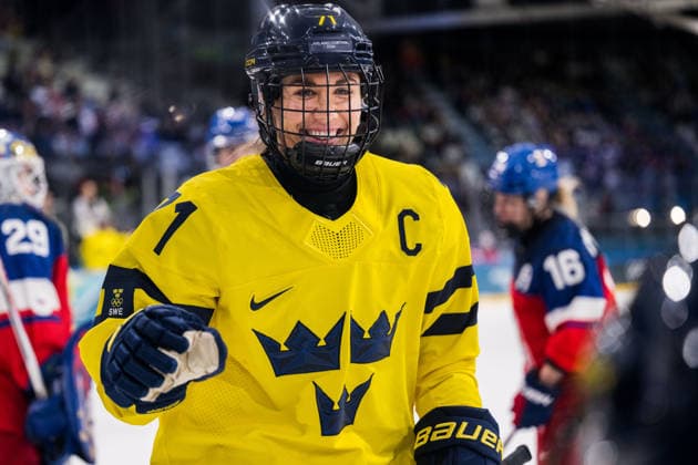 260213 Anna Kjellbin of Sweden in the women s Ice hockey, Eishockey quarter final between Sweden and Czech Republic during day 7 of the 2026 Winter Olympics on February 13, 2026 in Milan. Photo: Emma Wallskog BILDBYRAN kod EW EW0632 ishockey ice hockey Olympic Games, Olympische Spiele, Olympia, OS olympics winter olympics os ol olympiska spel vinter-os olympiske leker milano cortina 2026 milan cortina 2026 milano cortina 2026 olympic games milano cortina 2026 winter olympic games milano cortina-os milano cortina-ol vinter-ol 7 bbeng sverige sweden dam tjeckien czech republic quarter final kvartsfinal jubel *** 260213 Anna Kjellbin of Sweden in the women s ice hockey quarter final between Sweden and Czech Republic during day 7 of the 2026 Winter Olympics on February 13, 2026 in Milan Photo Emma Wallskog BILDBYRAN kod EW EW0632 ishockey ice hockey olympic games olympics winter olympics os ol olympiska spel vinter os olympiske leker milano cortina 2026 milan cortina 2026 milano cortina 2026 olympic games milano cortina 2026 winter olympic games milano cortina os milano cortina ol vinter ol 7 bbeng sverige sweden dam tjeckien czech republic quarter final kvartsfinal jubel  Copyright: EMMAxWALLSKOG BB260213EW116