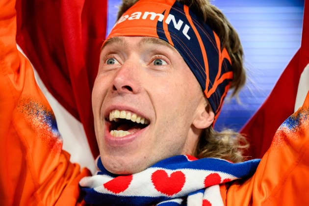 260213 Jorrit Bergsma of Netherlands celebrates in men s 10000m Speed skating, Eisschnelllauf during day 7 of the 2026 Winter Olympics on February 13, 2026 in Milan. Photo: Carl Sandin BILDBYRAN kod CS CS0876 skridskor speed skating Olympic Games, Olympische Spiele, Olympia, OS olympics winter olympics os ol olympiska spel vinter-os olympiske leker milano cortina 2026 milan cortina 2026 milano cortina 2026 olympic games milano cortina 2026 winter olympic games milano cortina-os milano cortina-ol vinter-ol 7 bbeng jubel *** 260213 Jorrit Bergsma of Netherlands celebrates in men s 10000m speed skating during day 7 of the 2026 Winter Olympics on February 13, 2026 in Milan Photo Carl Sandin BILDBYRAN code CS CS0876 skates speed skating olympic games olympics winter olympics os ol olympiska spel vinter os olympiske leker milano cortina 2026 milan cortina 2026 milano cortina 2026 olympic games milano cortina 2026 winter olympic games milano cortina os milano cortina ol vinter ol 7 bbeng jubel  Copyright: CARLxSANDIN BB260213CS168