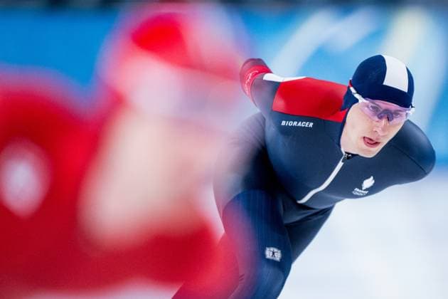 French Timothy Loubineaud pictured in action during the Men s 10000m Speed skating, Eisschnelllauf race at the Milano Cortina 2026 Olympic Winter games, Winterspiele,Spiele, Summer games on Friday 13 February 2026 in Milan, Italy. The XXV Winter Olympics take place from 6 to 22 February 2026 in Italy. JASPERxJACOBS  x163189828x