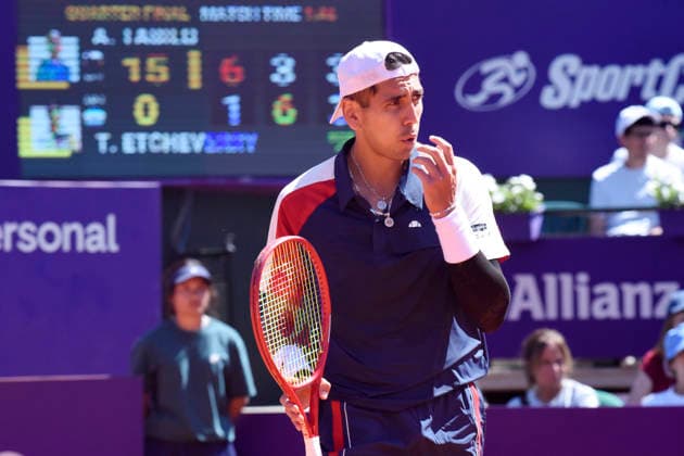 Tenis, Alejandro Tabilo vs Tomas Etcheverry. ATP, Tennis Herren 250 Buenos Aires 2026. El tenista chileno Alejandro Tabilo es fotografiado contra Facundo Diaz de Argentina durante los cuartos de final del ATP 250 en Buenos Aires, Argentina. 13 02 2026 UNAR Agency via Photosport Tennis, Alejandro Tabilo vs Tomas Etcheverry. 2026 Buenos Aires ATP 250. Chile™s tennis player Alejandro Tabilo is pictured against Facundo Diaz of Argentina during quarter finals of the ATP 250 match in Buenos Aires, Argentina. 13 02 2026 UNAR Agency via Photosport Alejandro Tabilo vs Tomas Etcheverry, ATP 250 Buenos Aires 2026 