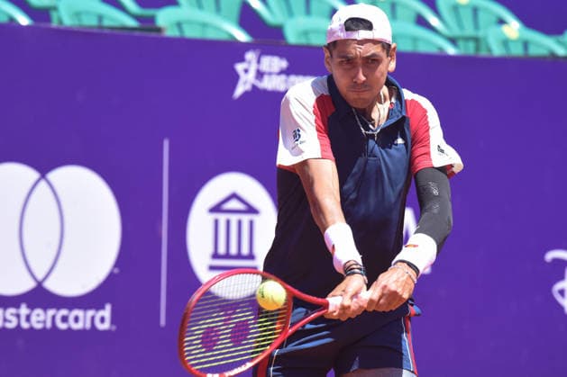 Tenis, Alejandro Tabilo vs Tomas Etcheverry. ATP, Tennis Herren 250 Buenos Aires 2026. El tenista chileno Alejandro Tabilo es fotografiado contra Facundo Diaz de Argentina durante los cuartos de final del ATP 250 en Buenos Aires, Argentina. 13 02 2026 UNAR Agency via Photosport Tennis, Alejandro Tabilo vs Tomas Etcheverry. 2026 Buenos Aires ATP 250. Chile™s tennis player Alejandro Tabilo is pictured against Facundo Diaz of Argentina during quarter finals of the ATP 250 match in Buenos Aires, Argentina. 13 02 2026 UNAR Agency via Photosport Alejandro Tabilo vs Tomas Etcheverry, ATP 250 Buenos Aires 2026 