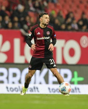 13 02 2026 Soccer Season 2025 2026 2 Soccer Bundesliga 22 Matchday 1 FC Nürnberg FCN Club Karlsruher SC KSC Sportfoto Zink DaMa xdaxmax DFL regulations prohibit any use of photographs as image sequences and or quasi video only for editorial use Berkay Yilmaz 21, 1 FC Nürnberg FCN Freisteller Einzelbild