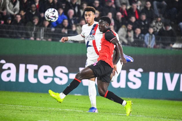 FOOTBALL : Stade Rennais vs Paris SG - Ligue 1 - JournÃ e 22 - 13 02 2026 Desire Doue (Paris SG) RennesFrance  Copyright: xBaptistexAutissierx
