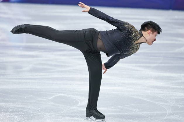 ITALY, MILAN - FEBRUARY 13, 2026: Figure skater Li Yu-Hsiang of Taiwan performs during the men s free skating event at the 2026 Winter Olympic Games, Olympische Spiele, Olympia, OS at Milano Ice Skating Arena 2026 Winter Olympics: Figure skating, Eiskunstlauf  - ZUMAt113 20260213_zaa_t113_497 Copyright: xMikhailxTereshchenkox