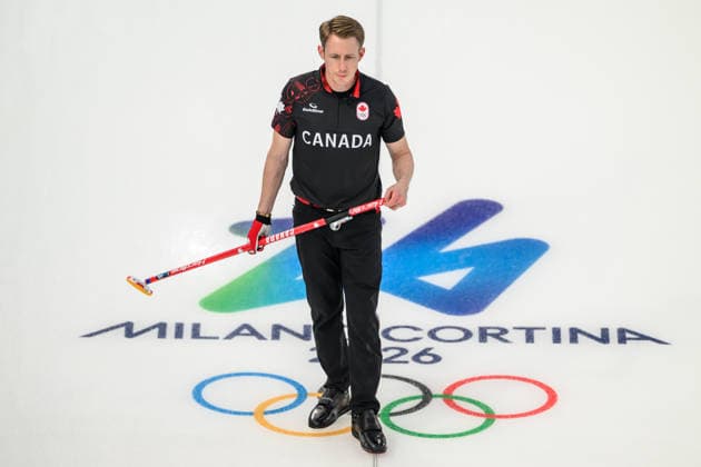 260213 Marc Kennedy of Canada competes in a men s round robin curling match between Canada and Sweden during day 7 of the 2026 Winter Olympics on February 13, 2026 in Cortina. Photo: Joel Marklund BILDBYRAN kod JM JM0792 bbeng curling Olympic Games, Olympische Spiele, Olympia, OS olympics winter olympics os ol olympiska spel vinter-os olympiske leker milano cortina 2026 milan cortina 2026 milano cortina 2026 olympic games milano cortina 2026 winter olympic games milano cortina-os milano cortina-ol vinter-ol *** 260213 Marc Kennedy of Canada competes in a men s round robin curling match between Canada and Sweden during day 7 of the 2026 Winter Olympics on February 13, 2026 in Cortina Photo Joel Marklund BILDBYRAN kod JM JM0792 bbeng curling olympic games olympics winter olympics os ol olympiska spel vinter os olympiske leker milano cortina 2026 milan cortina 2026 milano cortina 2026 olympic games milano cortina 2026 winter olympic games milano cortina os milano cortina ol vinter ol  Copyright: JOELxMARKLUND BB260213JM109