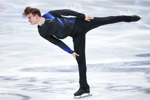 ITALY, MILAN - FEBRUARY 13, 2026: Figure skater Vladimir Samoilov of Poland performs during the men s free skating event at the 2026 Winter Olympic Games, Olympische Spiele, Olympia, OS at Milano Ice Skating Arena. Mikhail Tereshchenko TASS  88651752