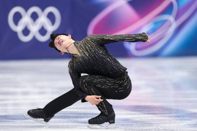 Winter Olympics - Men s Singles Free Skating Yu-Hsiang Li of Team Taiwan competes in the Men s Singles Free Figure skating, Eiskunstlauf event on day seven of the Milano Cortina 2026 Winter Olympic Games, Olympische Spiele, Olympia, OS at Milano Ice Skating Arena on February 13, 2026 in Milan, Italy. Photo by Alexis Jumeau ABACAPRESS.COM Milan Italy  Copyright: xJumeauxAlexis ABACAx