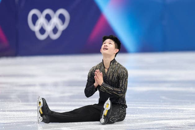 Winter Olympics - Men s Singles Free Skating Yu-Hsiang Li of Team Taiwan competes in the Men s Singles Free Figure skating, Eiskunstlauf event on day seven of the Milano Cortina 2026 Winter Olympic Games, Olympische Spiele, Olympia, OS at Milano Ice Skating Arena on February 13, 2026 in Milan, Italy. Photo by Alexis Jumeau ABACAPRESS.COM Milan Italy  Copyright: xJumeauxAlexis ABACAx
