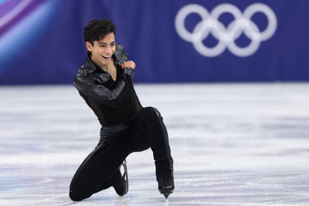 Winter Olympics - Men s Singles Free Skating Donovan Carrillo of Team Mexico competes in the Men s Singles Free Figure skating, Eiskunstlauf event on day seven of the Milano Cortina 2026 Winter Olympic Games, Olympische Spiele, Olympia, OS at Milano Ice Skating Arena on February 13, 2026 in Milan, Italy. Photo by Alexis Jumeau ABACAPRESS.COM Milan Italy  Copyright: xJumeauxAlexis ABACAx
