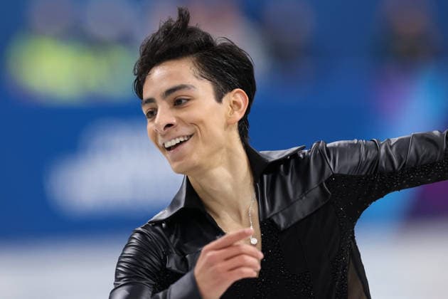 Winter Olympics - Men s Singles Free Skating Donovan Carrillo of Team Mexico competes in the Men s Singles Free Figure skating, Eiskunstlauf event on day seven of the Milano Cortina 2026 Winter Olympic Games, Olympische Spiele, Olympia, OS at Milano Ice Skating Arena on February 13, 2026 in Milan, Italy. Photo by Alexis Jumeau ABACAPRESS.COM Milan Italy  Copyright: xJumeauxAlexis ABACAx