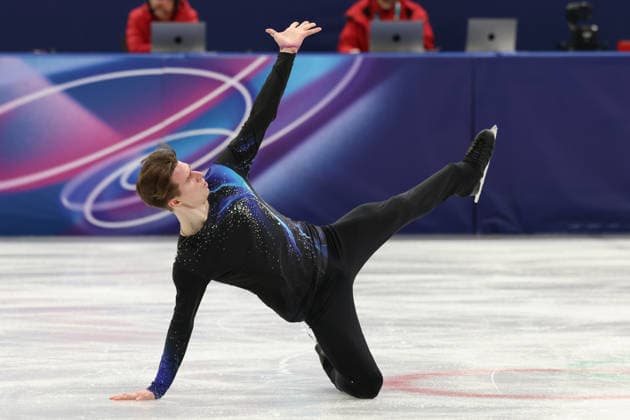 February 13, 2026, Milan, Lombardy, Italy: VLADIMIR SAMOILOV of Poland skates his Free Skating program in the Men Single Skating of the Figure skating, Eiskunstlauf at the Milano Cortina 2026 Winter Olympic Games, Olympische Spiele, Olympia, OS Olympics 2026: Milano Cortina: Figure Skating Men Single Skating  - ZUMAc179 20260213_oly_c179_180 Copyright: xMickaelxChavetx