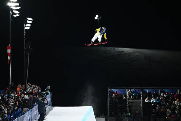 2026 WINTER Olympic Games, Olympische Spiele, Olympia, OS Valentino Guseli of Australia competes during the 2nd run of Men™s Snowboard Halfpipe Final at the Livigno Snow Park on day 7 of the 2026 Milano Cortina Winter Olympic Games in Italy, Friday, February 13, 2026. ( NO ARCHIVING, EDITORIAL USE ONLY MILANO LOMBARDY ITALY  Copyright: xDANxHIMBRECHTSx 20260214154830527568
